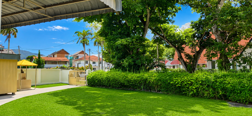 A peaceful outdoor setting near Golden Living
